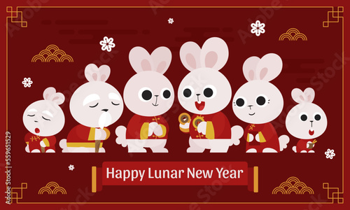 Year of Rabbit, Happy Lunar Year, More Prosperity To Come