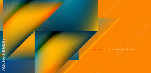 Dynamic triangle design with fluid gradient colors abstract background