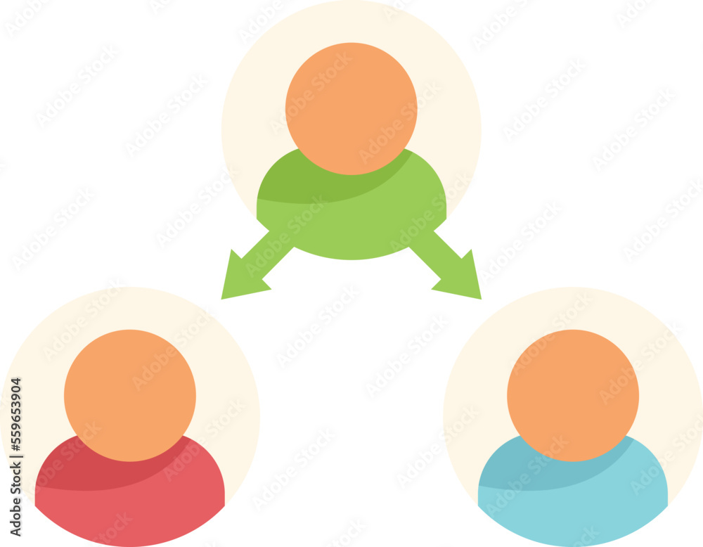 Arrow service icon flat vector. Customer seo. Ad group isolated Arrow service icon flat vector. Customer seo. Ad group isolated