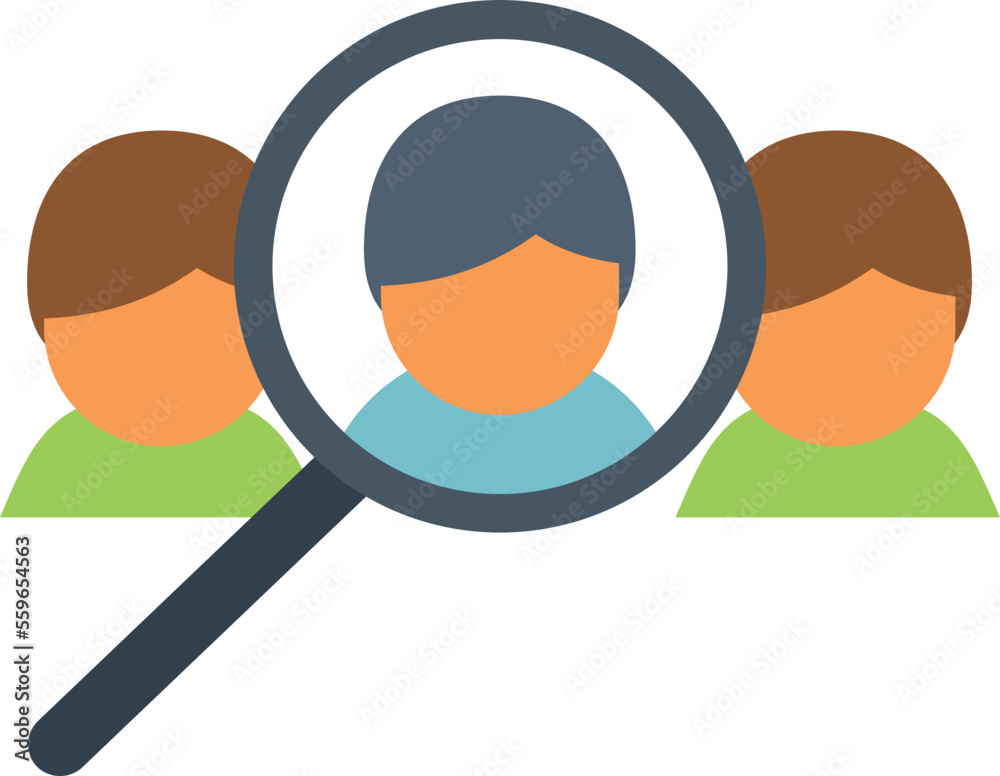 Company people icon flat vector. Target audience. Customer digital isolated Company people icon flat vector. Target audience. Customer digital isolated