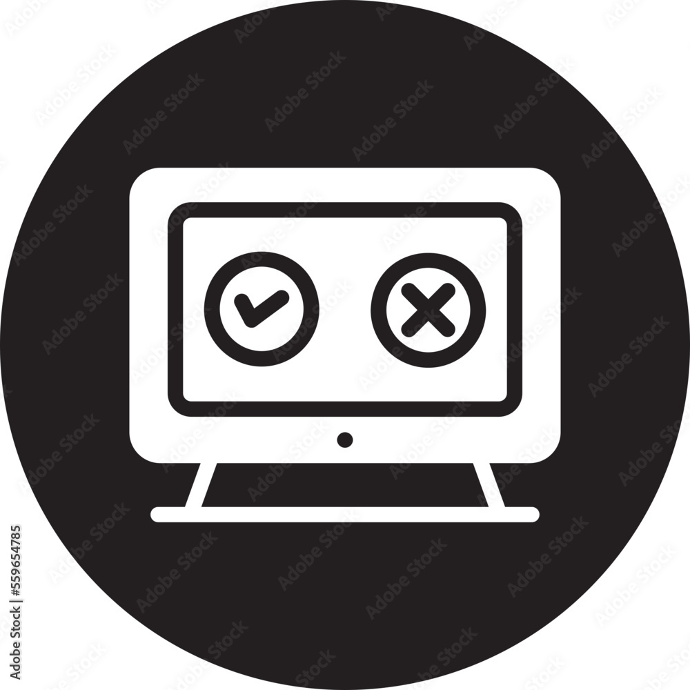 polling glyph icon polling glyph icon