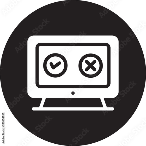 polling glyph icon