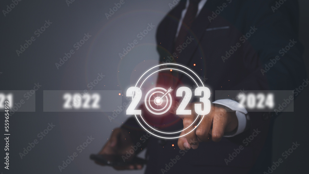 Business target and goal on new year 2023. Business target and goal on new year 2023.