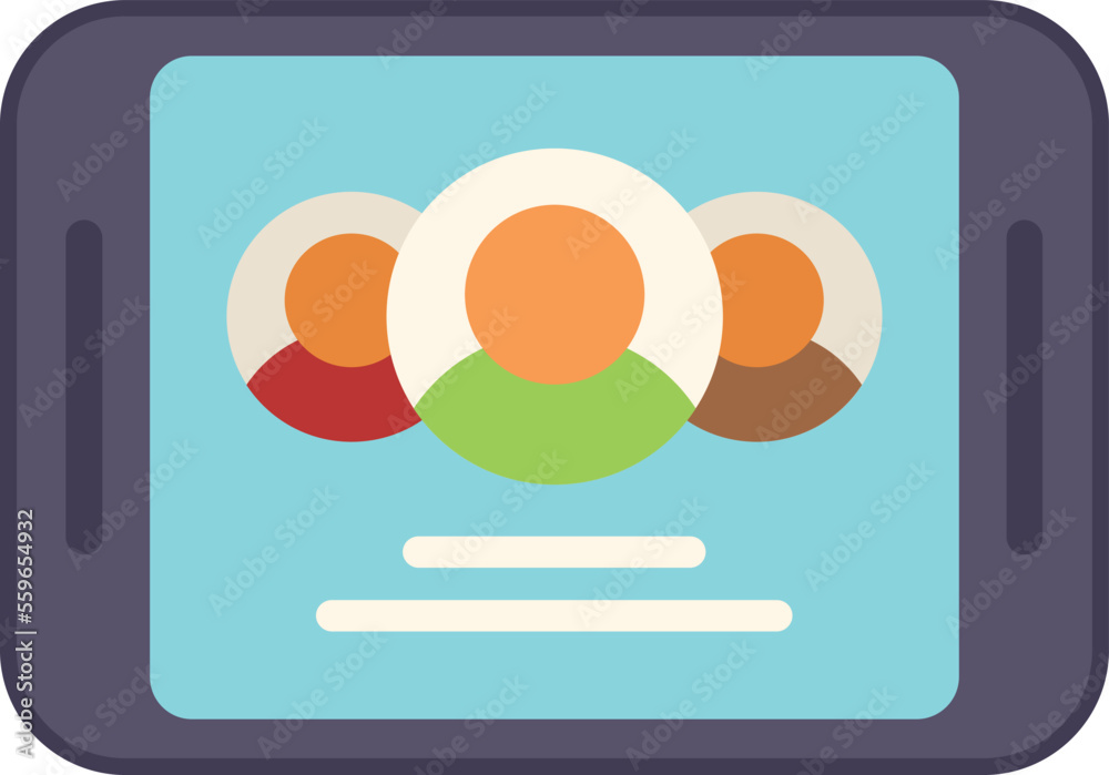 Goal lead icon flat vector. Target seo. Digital customer isolated Goal lead icon flat vector. Target seo. Digital customer isolated