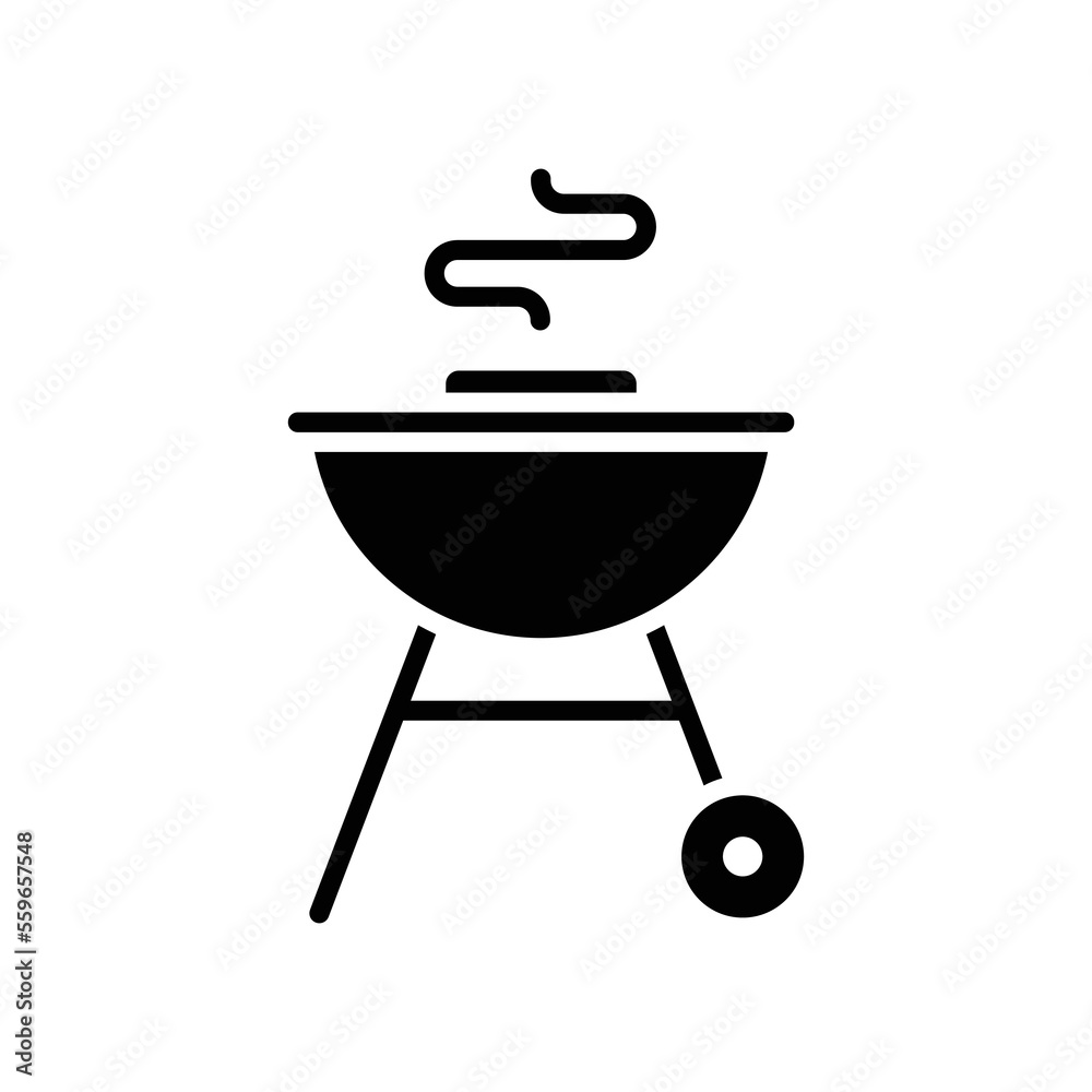 barbecue icon vector design template in white background barbecue icon vector design template in white background