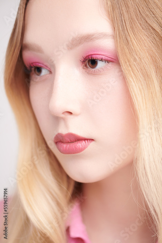 tender pink makeup
