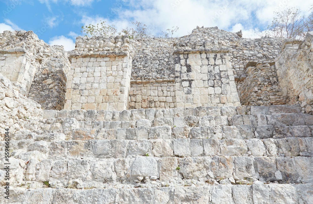 Edzna's Building of the Five Stories, of the Most Unique Mayan Pyramids