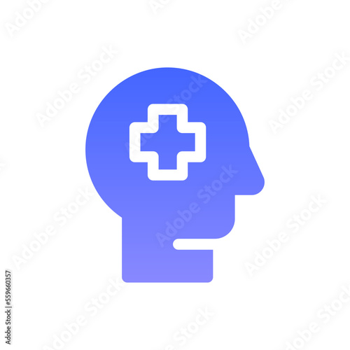 health flat gradient icon