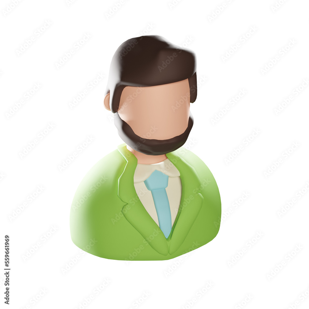 user person 3d icon