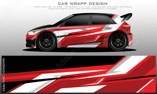 car livery graphic vector. abstract grunge background design for vehicle vinyl wrap and car branding