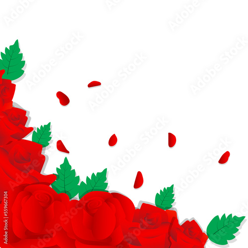 valentines day collection and romantic elements Love, wedding, Valentine's Day concept. Illustration vector illustration