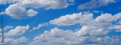 Fototapeta Naklejka Na Ścianę i Meble -  Abstract Natural blue sky and clouds background