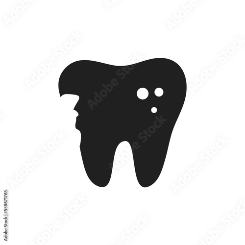 Tooth icon vector design illustration