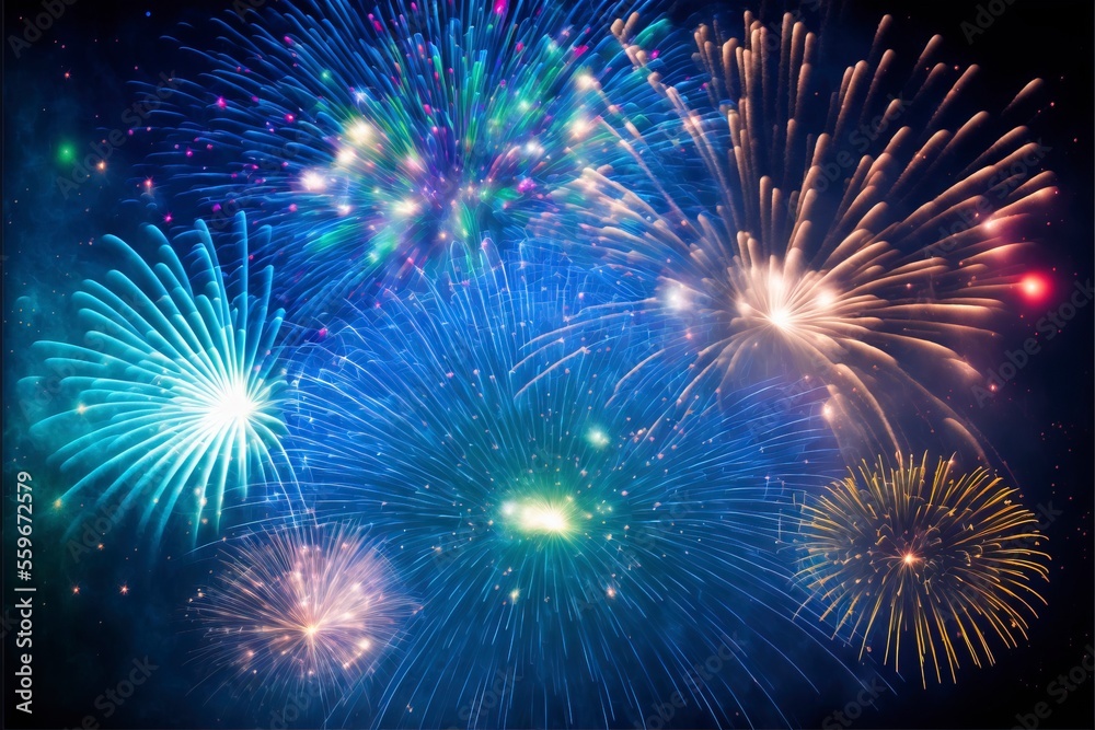 Fototapeta premium Fireworks