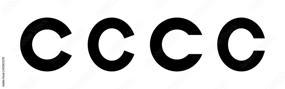 Copyright icon vector for web and mobile app. copyright sign and symbol Copyright icon vector for web and mobile app. copyright sign and symbol