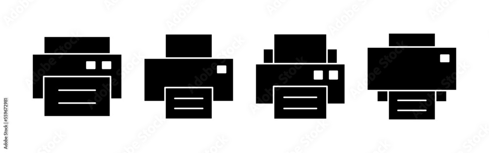 Print icon vector for web and mobile app. printer sign and symbol Print icon vector for web and mobile app. printer sign and symbol