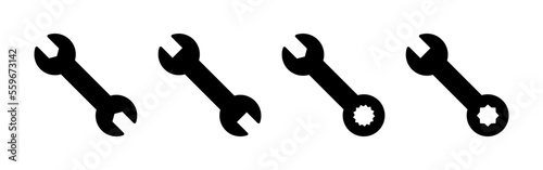 Wrench icon vector for web and mobile app. repair icon. tools sign and symbol