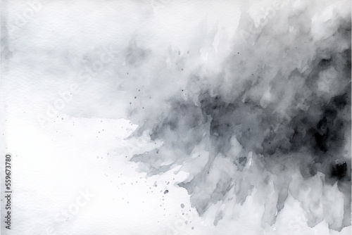 Grey abstract watercolor background