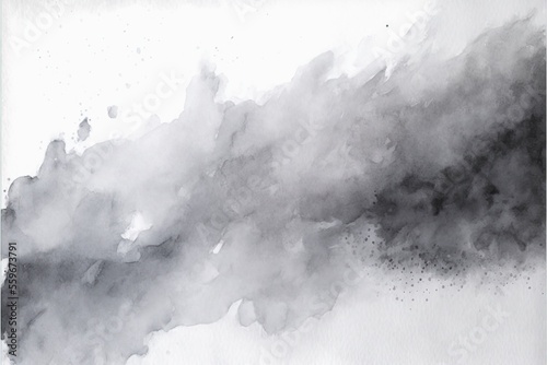 Grey abstract watercolor background