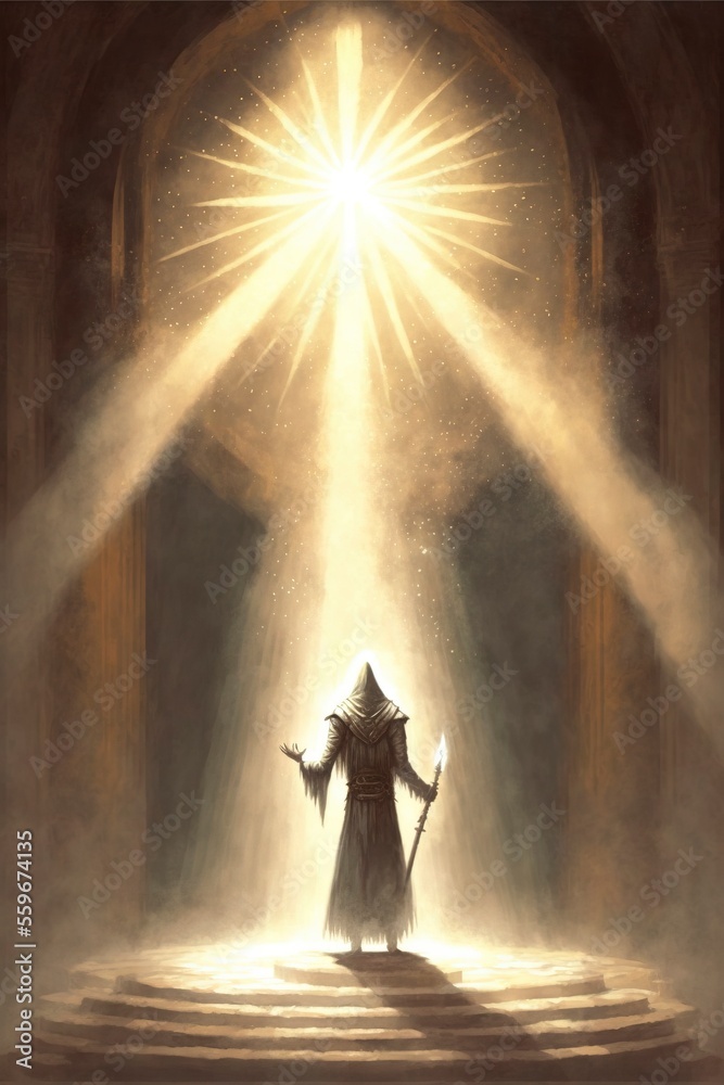 powerful holy cleric, holy Magic