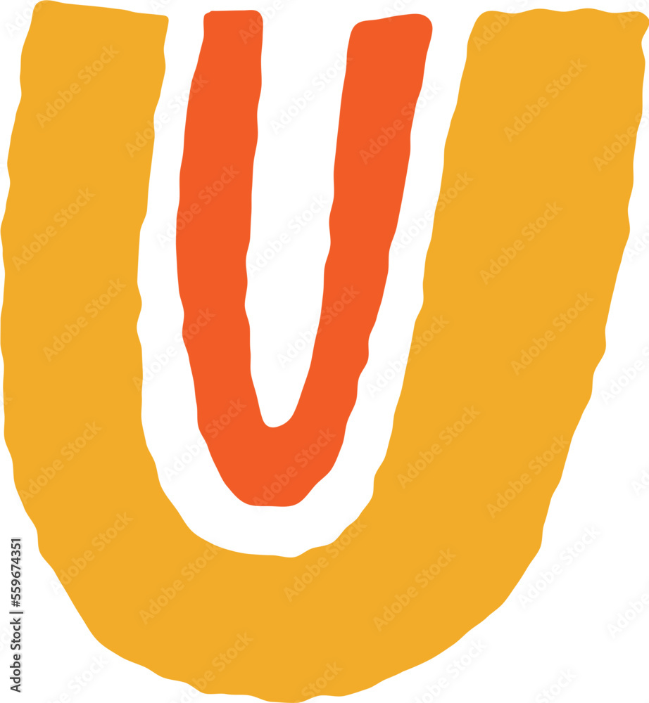 Hand drawn flat abstract shapes Hand drawn flat abstract shapes