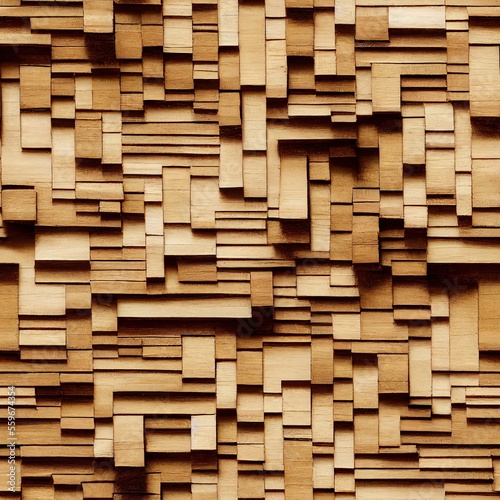 wood blocks seamless texture pattern 8K