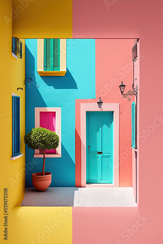 minimalism, colorful Europe  © CHANEL KOEHL