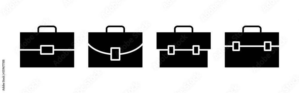 Briefcase icon vector for web and mobile app. suitcase sign and symbol. luggage symbol. Briefcase icon vector for web and mobile app. suitcase sign and symbol. luggage symbol.
