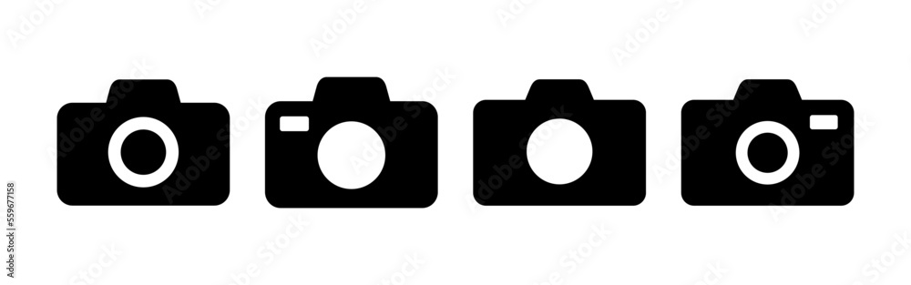 Camera icon vector for web and mobile app. photo camera sign and symbol. photography icon. Camera icon vector for web and mobile app. photo camera sign and symbol. photography icon.