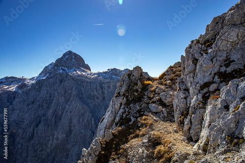 Hiking tour Križ - Stenar - Bovški gamsovec, Julian alps, Slovenia © klemen