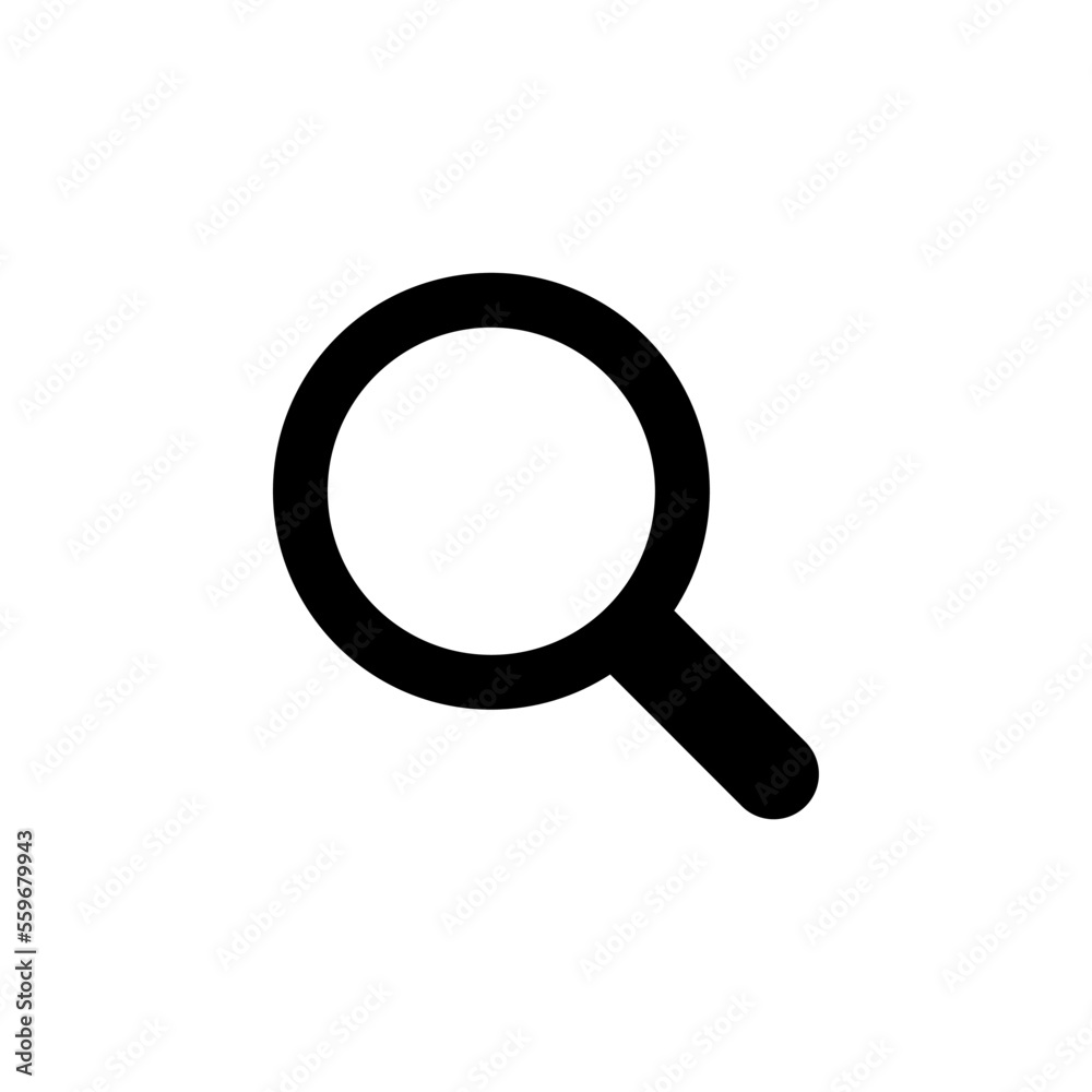 custom made wallpaper toronto digitalMagnifying zoom glass, line web or mobile interface vector icon