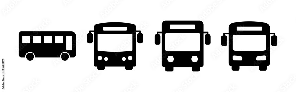 Bus icon vector for web and mobile app. bus sign and symbol. transport symbol Bus icon vector for web and mobile app. bus sign and symbol. transport symbol