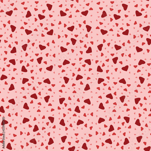 Valentine's day vector in seamless pattern, Seamless pattern for decoration