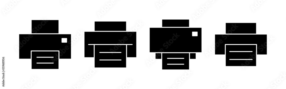 Print icon vector for web and mobile app. printer sign and symbol Print icon vector for web and mobile app. printer sign and symbol