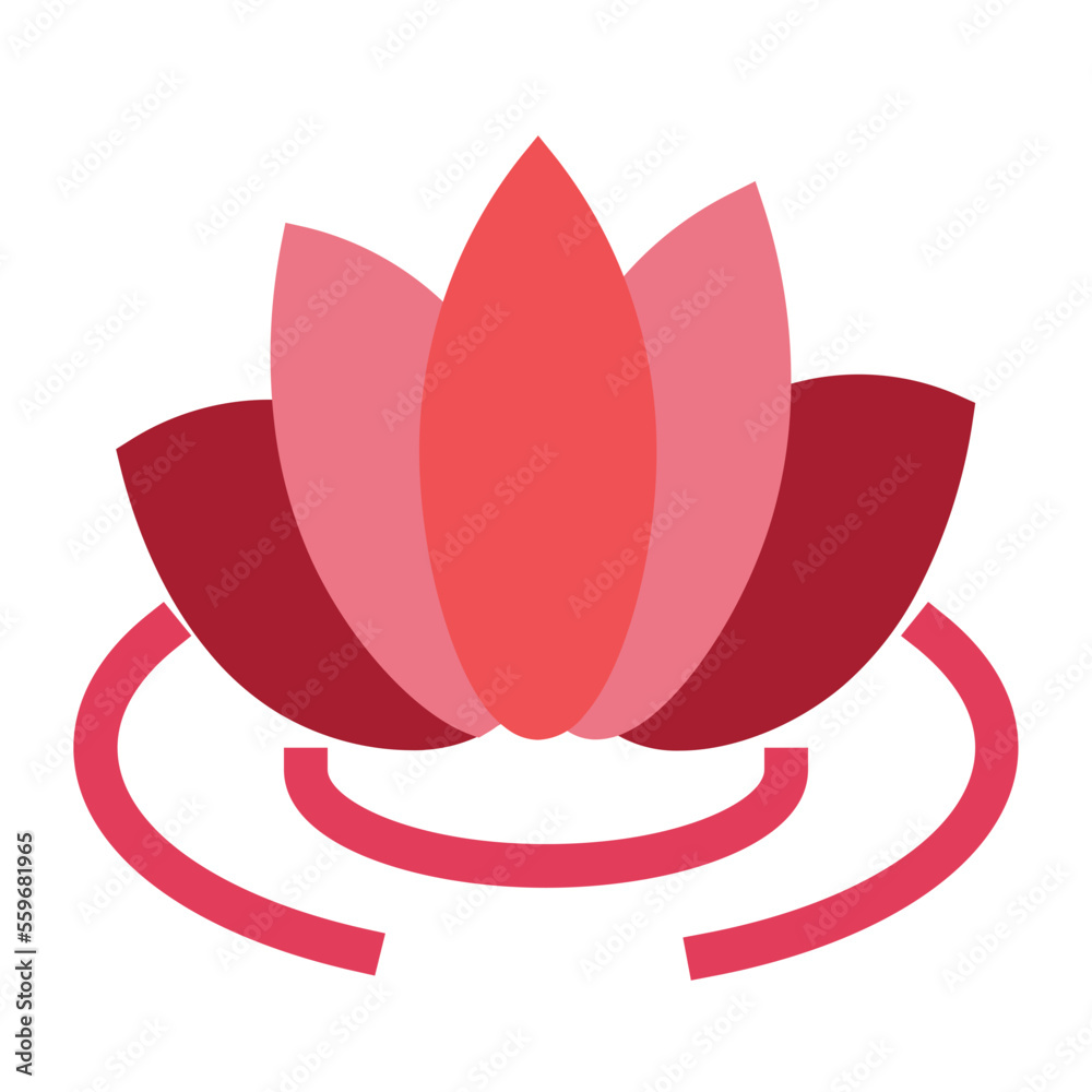 Lotus Flat Icon