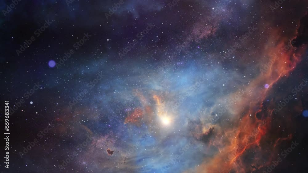 journey to a nebula in outer space, background video. journey to a nebula in outer space, background video.