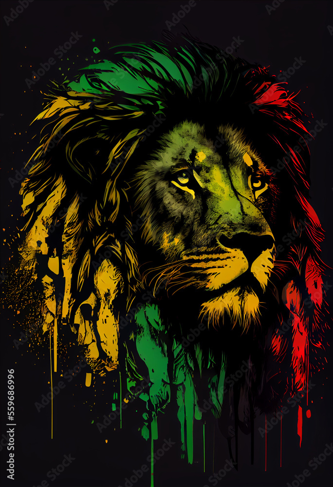 Rasta Lion Wallpaper