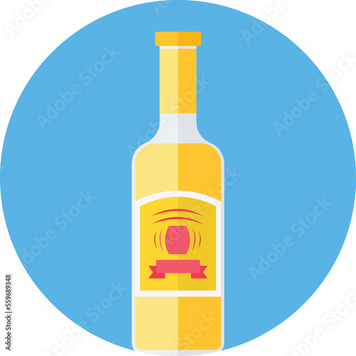 Vodka Vector Icon
