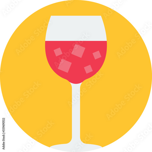 Wine glass Vector Icon
