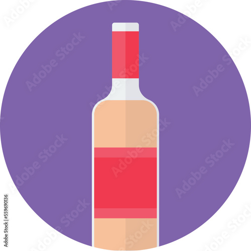Bottle drink Vector Icon
