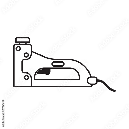 staple tool icon vector illustration symbol design