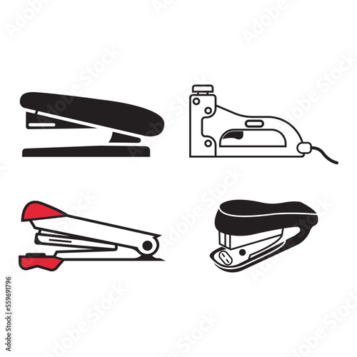 staple tool icon vector illustration symbol design