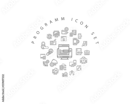 program icon set desing . © designhill