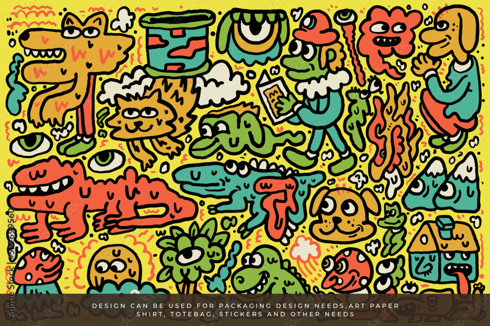 vector design art abstract illustration doodle