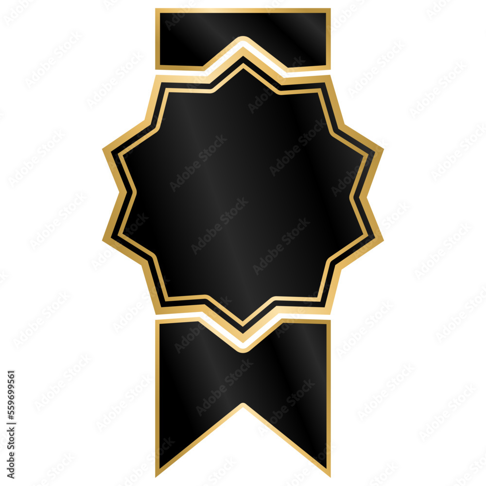 Black Gold Certificate Element Black Gold Certificate Element
