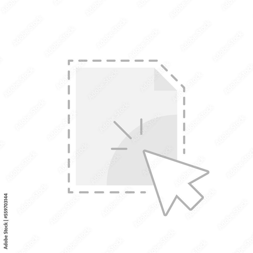 click to upload, add file button concept illustration flat design vector eps10. modern graphic element for landing page, empty state ui, infographic, icon