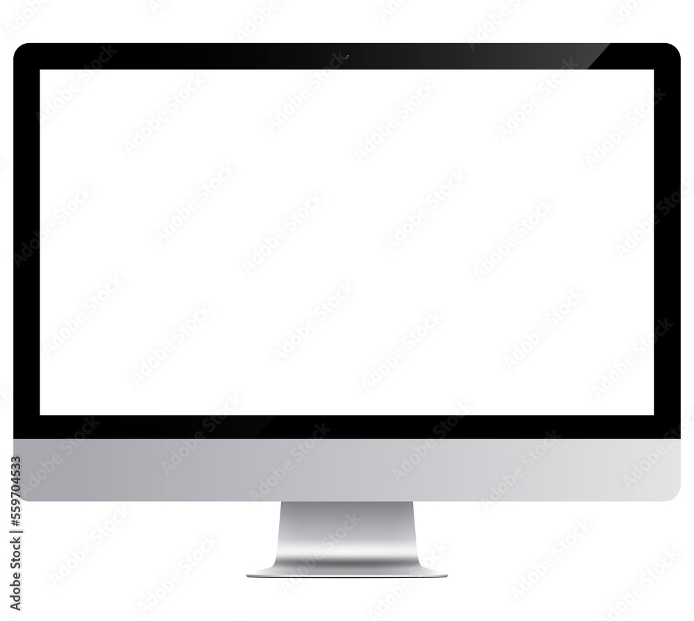 Mockup / template. Computer monitor with blank screen for your design. PNG 24 Mockup / template. Computer monitor with blank screen for your design. PNG 24