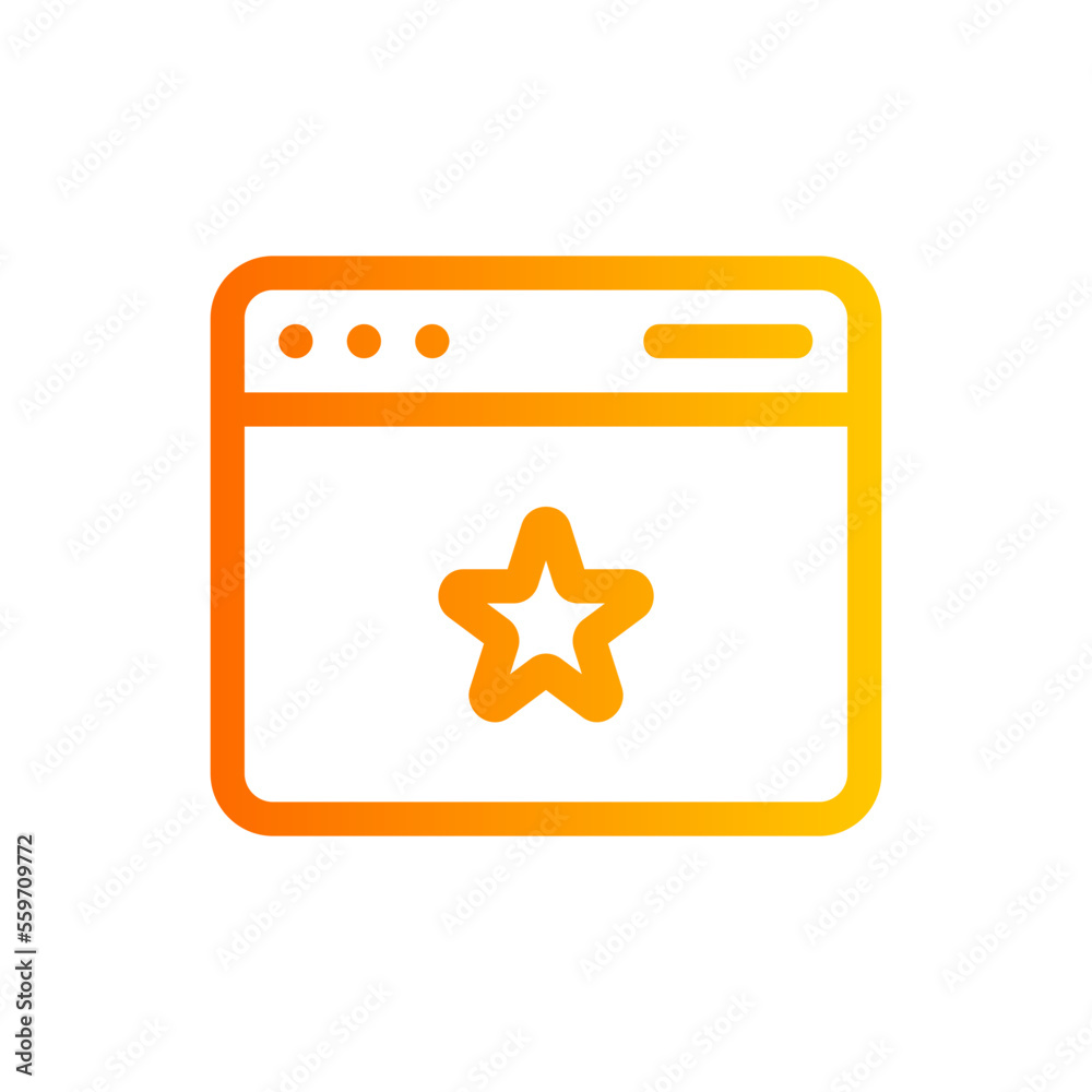 rating gradient icon rating gradient icon