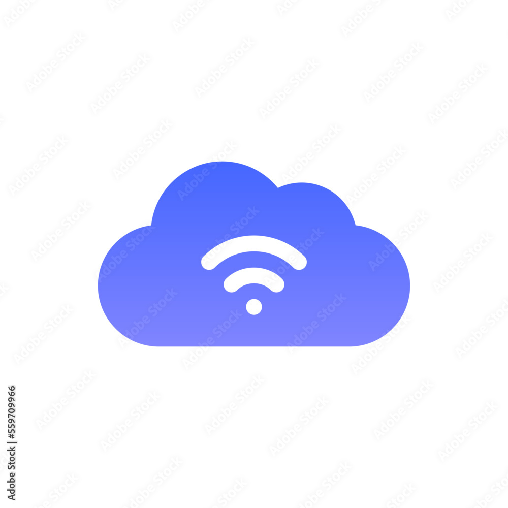 cloud flat gradient icon cloud flat gradient icon