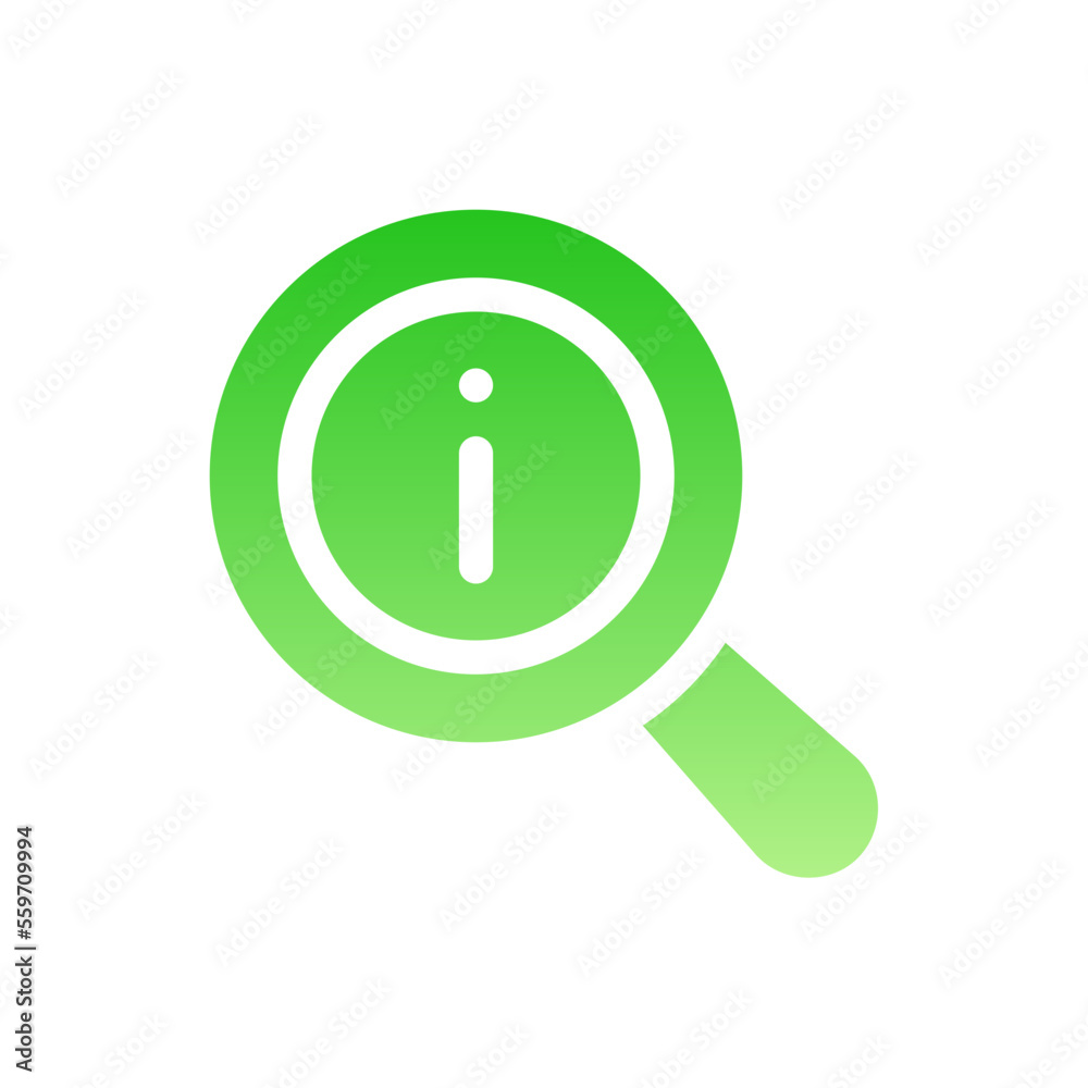 information flat gradient icon information flat gradient icon